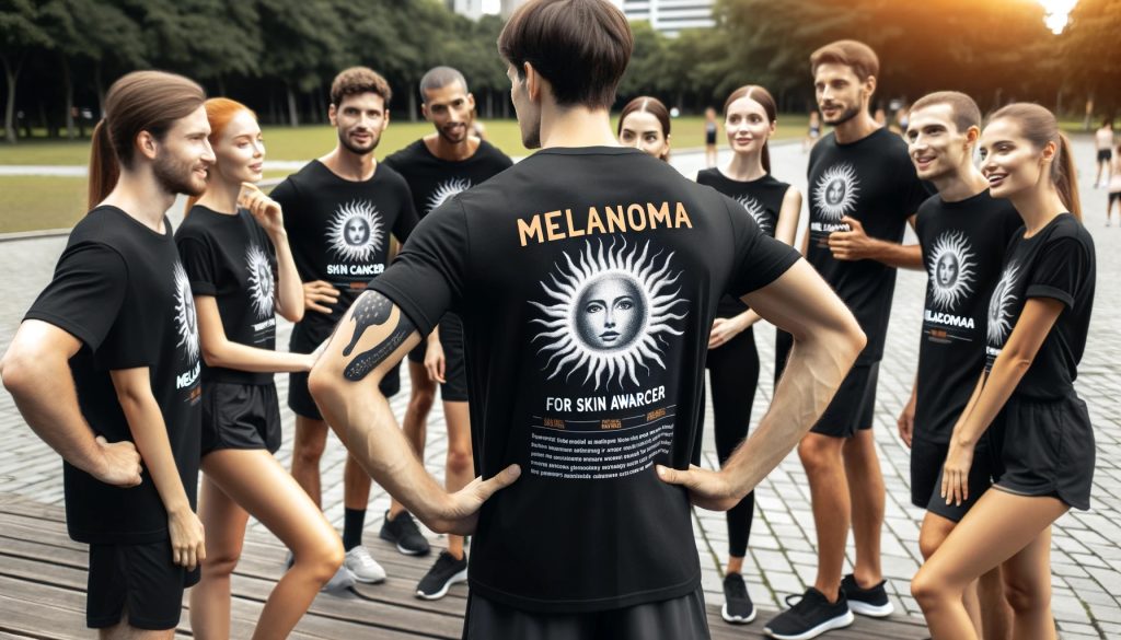 Melanoma (Skin Cancer) t-shirt Campaign