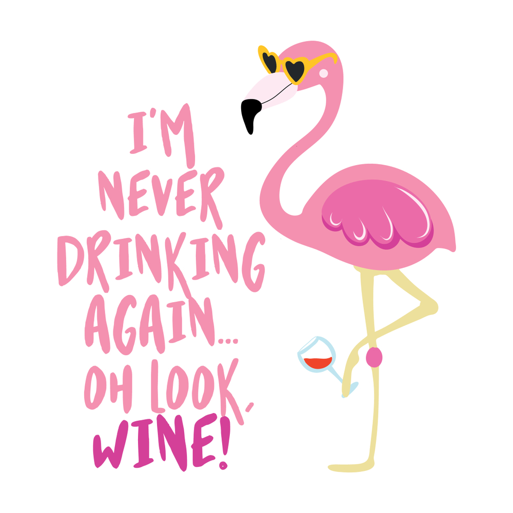I'm never drinking again.. Oh look Wine !