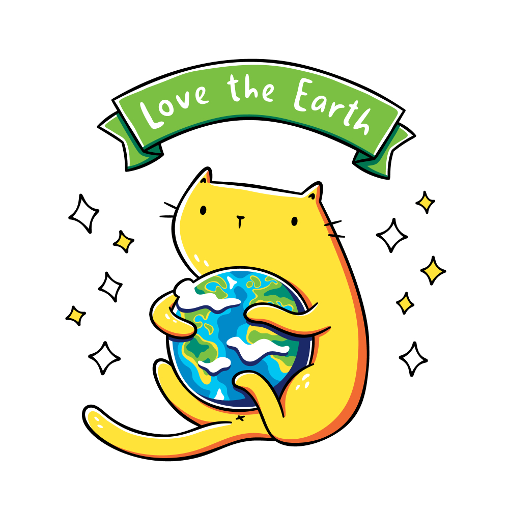 "Love The Earth" T-shirt Design
