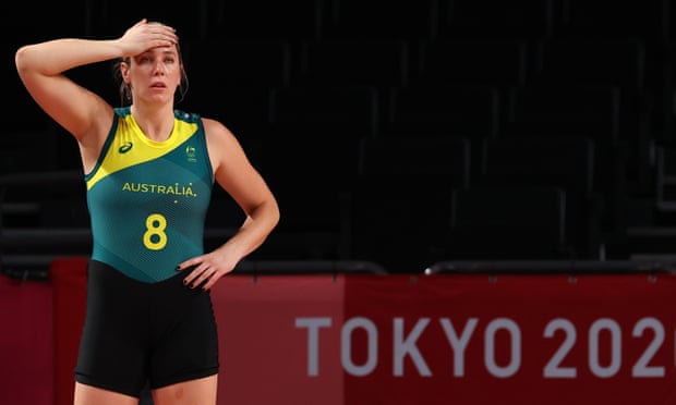 Player Sara Blicavs during Australia’s final Against USA