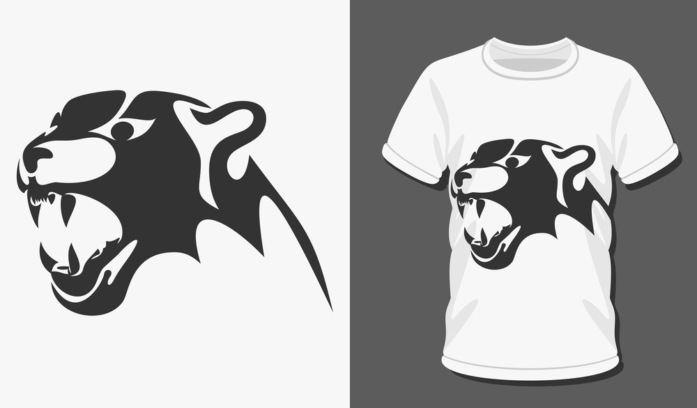 Cougar School T Shirt Design