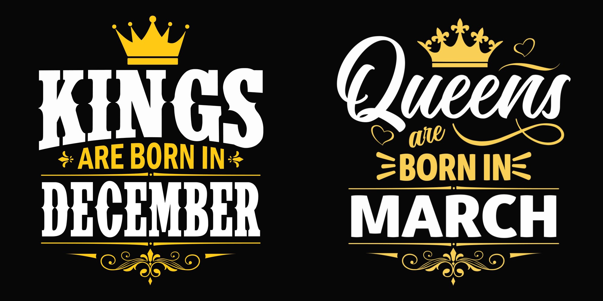 Kings & Queens Birthday T Shirt 