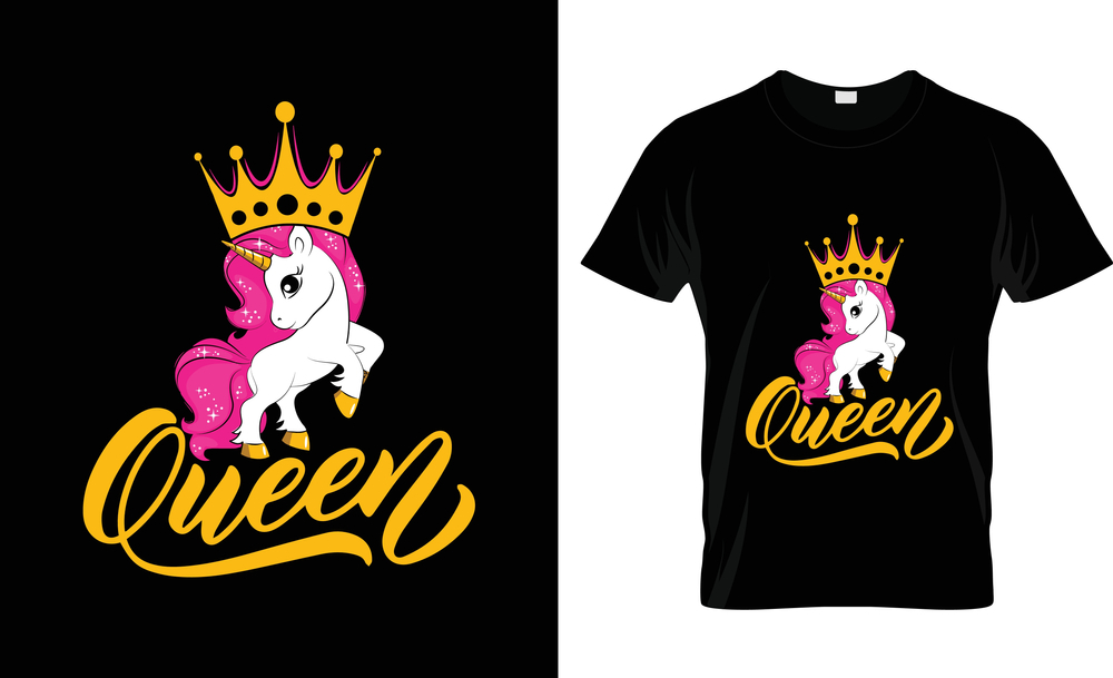 Unicorn Birthday T Shirt Design