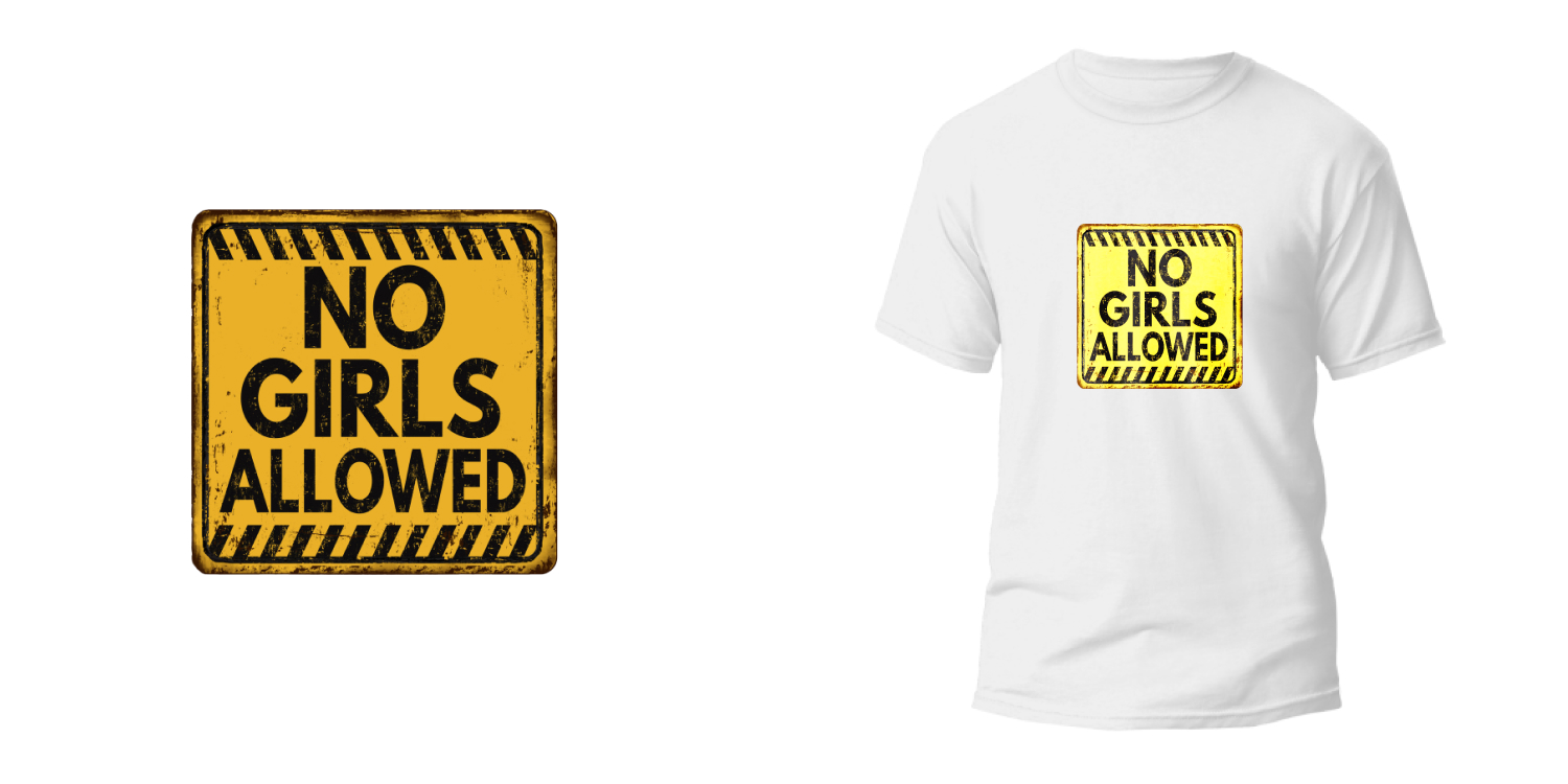 'No Girls Allowed' - Bachelor Party T shirt