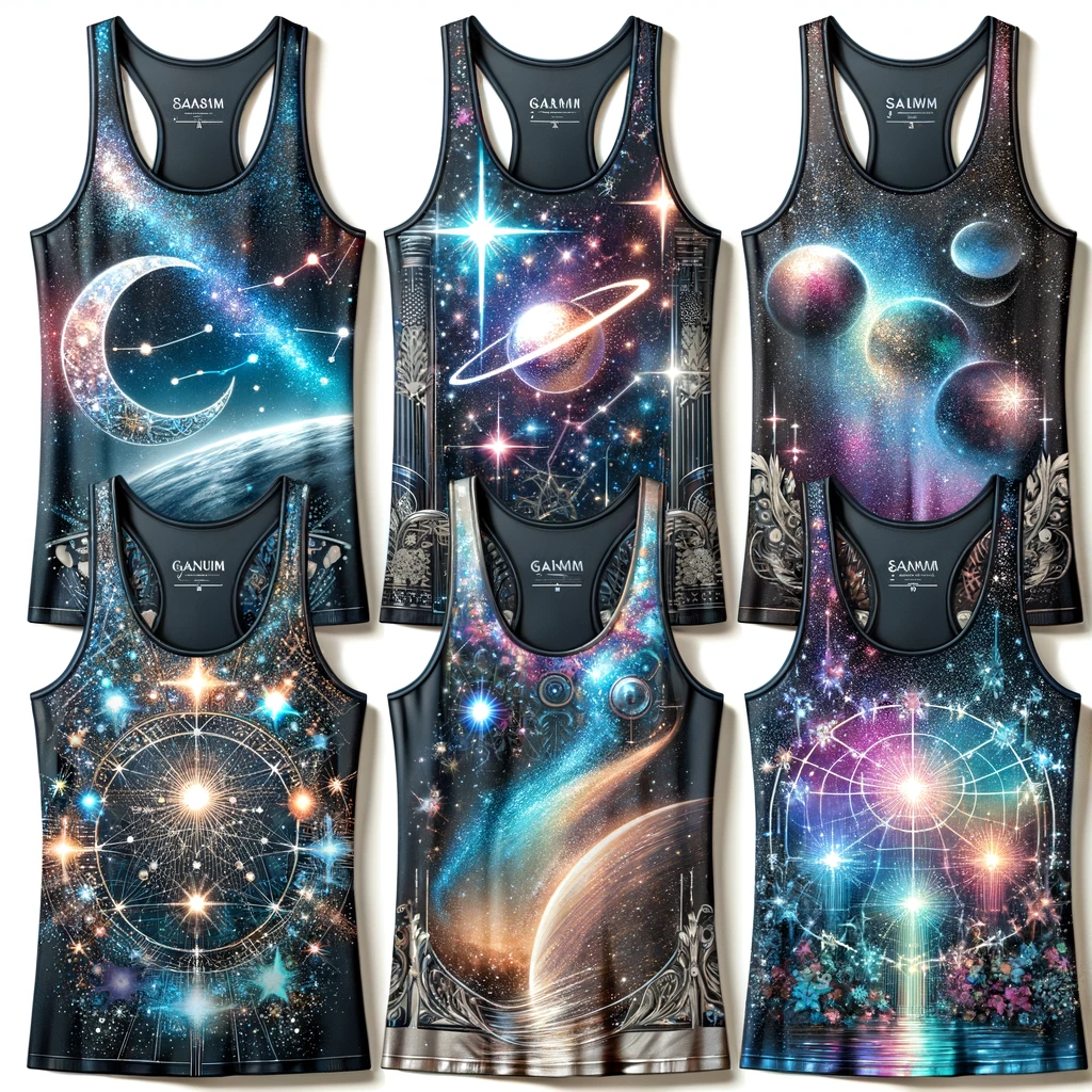 tank tops featuring wonders of universe