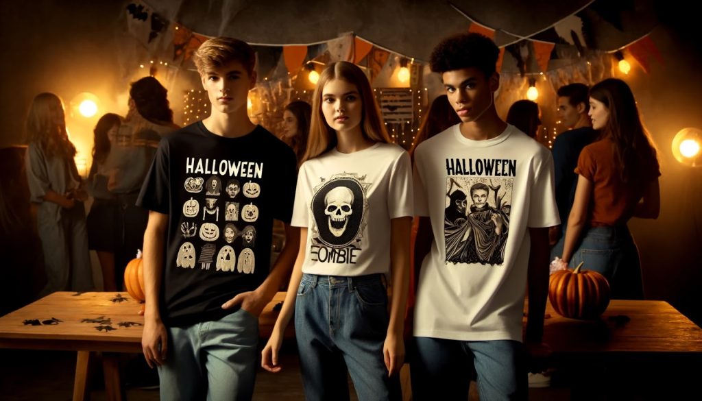 T Shirt Design For Teenagers Halloween Theme