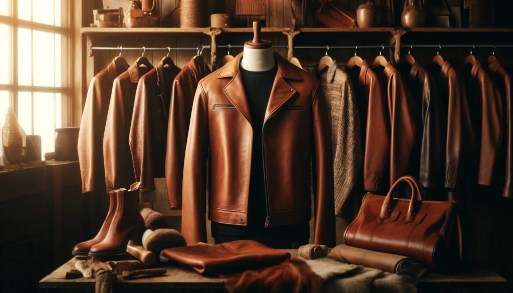 7. Leather Looks – Cowhide Cool Again